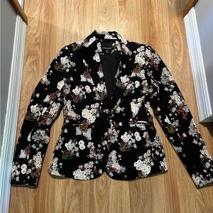 Floral blazer